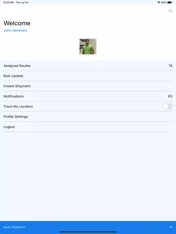 Zrzuty ekranu Waybill.work iPad 
