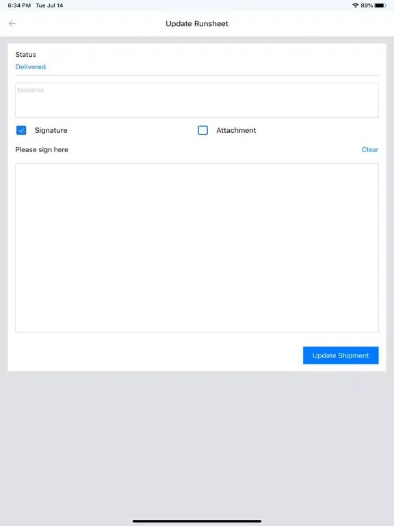 Waybill.work iPad  スクリーンショット