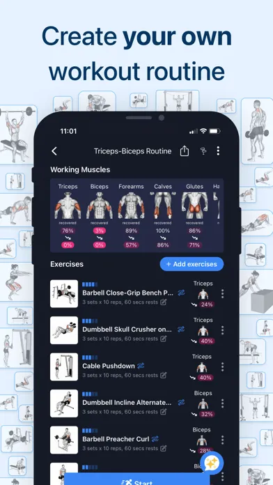 Zrzuty ekranu Workout AI: Gym & Home Planner