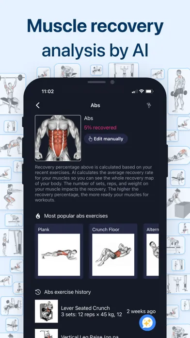 Zrzuty ekranu Workout AI: Gym & Home Planner