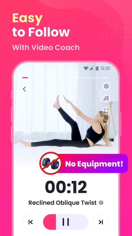 Captures d'écran de Easyfit: Easy Fitness App