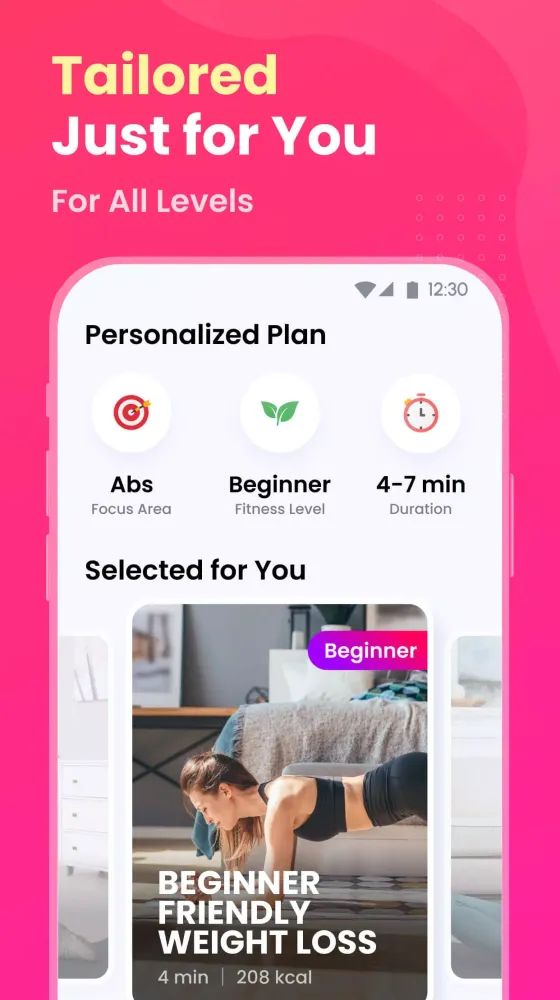 Captures d'écran de Easyfit: Easy Fitness App