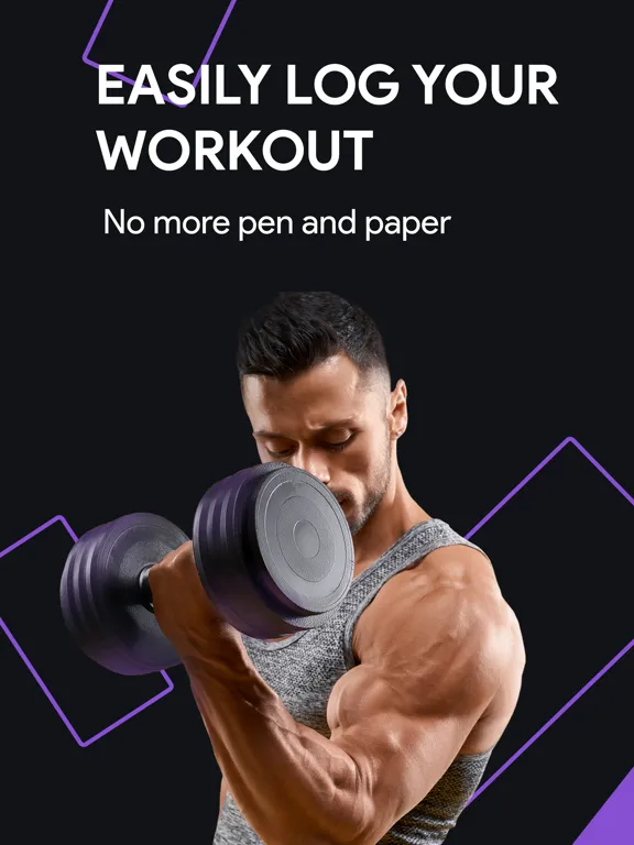 Workout Tracker & Gym Routine iPad  スクリーンショット