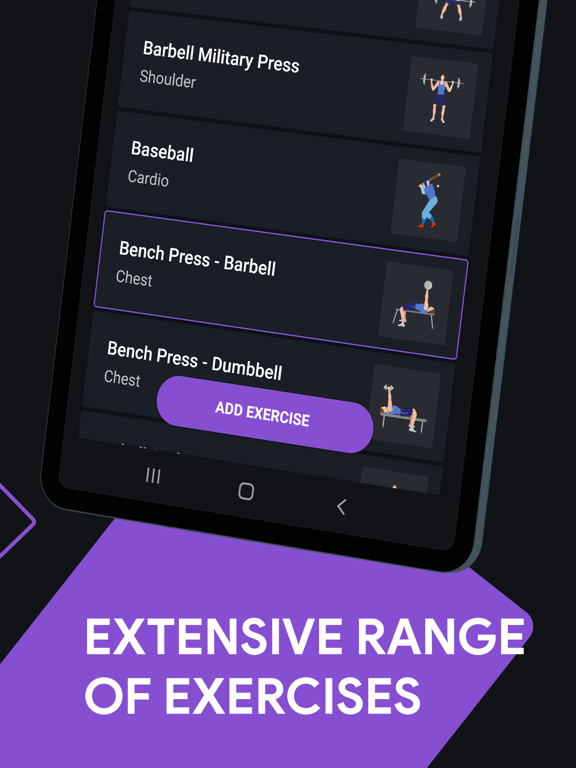 تصاویر Workout Tracker & Gym Routine iPad 