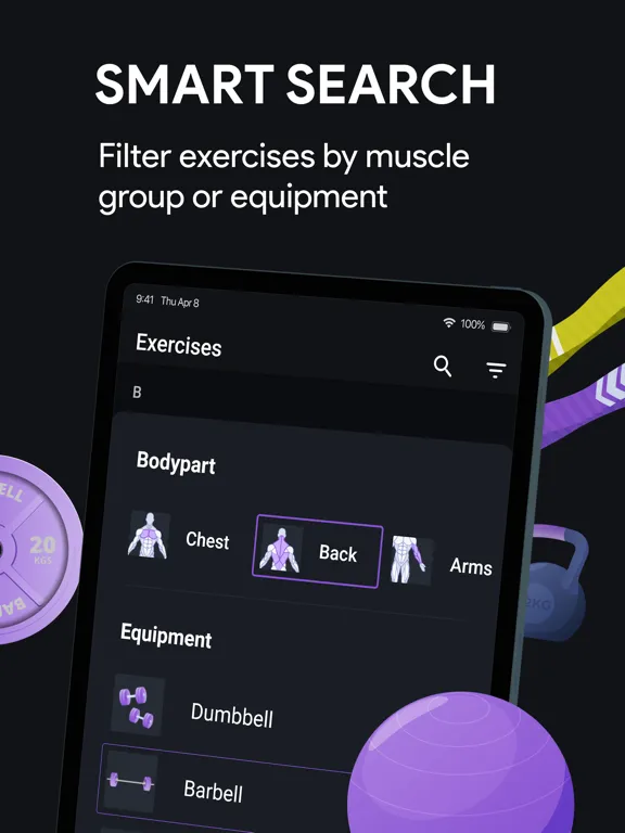Workout Tracker & Gym Routine iPad  スクリーンショット