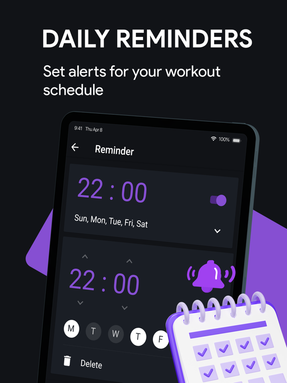 تصاویر Workout Tracker & Gym Routine iPad 