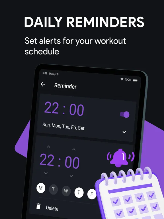 Workout Tracker & Gym Routine iPad  スクリーンショット