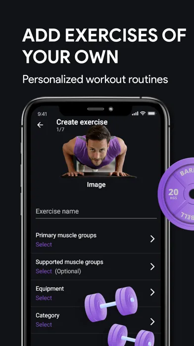 Workout Tracker & Gym Routine スクリーンショット