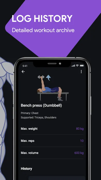 Workout Tracker & Gym Routine スクリーンショット