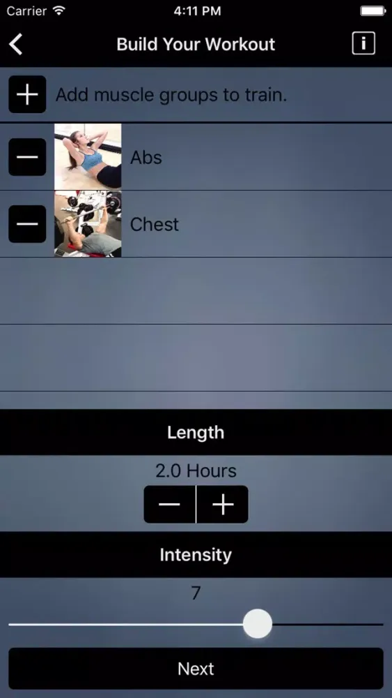 Workout Playlist स्क्रीनशॉट