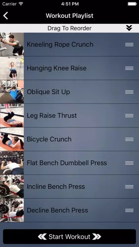 Workout Playlist स्क्रीनशॉट