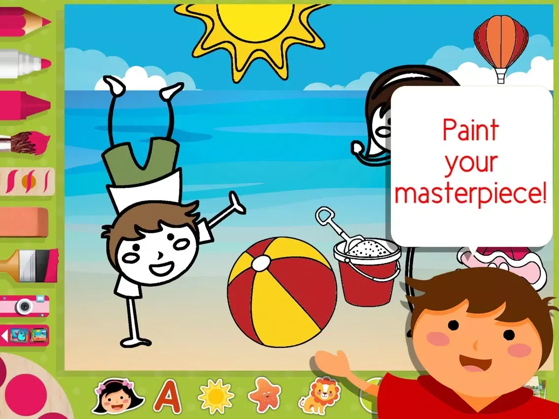 Ảnh chụp màn hình của Painting Gallery with Niru Niru & Friends iPad 