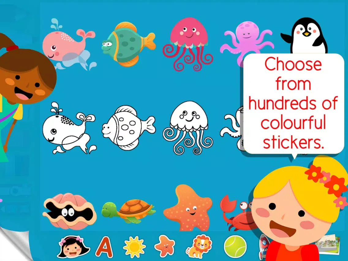 Ảnh chụp màn hình của Painting Gallery with Niru Niru & Friends iPad 