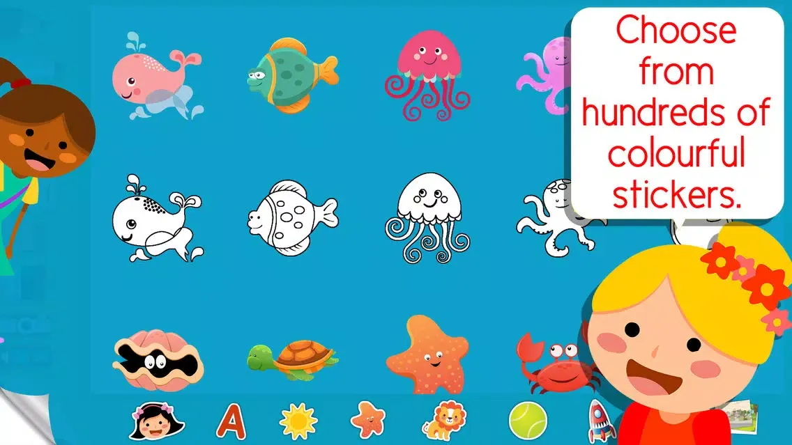 Ảnh chụp màn hình của Painting Gallery with Niru Niru & Friends