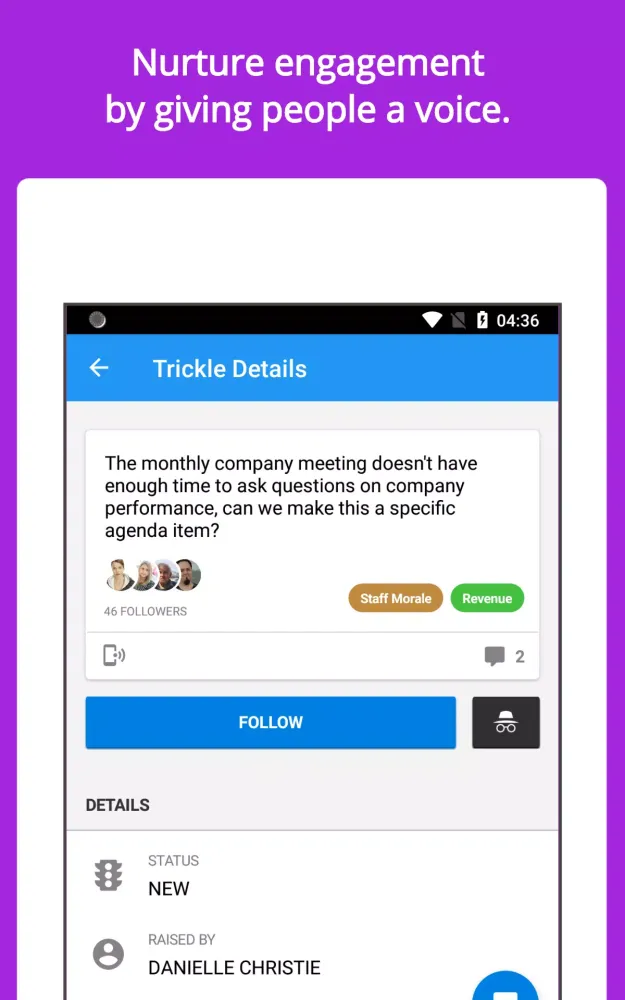 Trickle Screenshots
