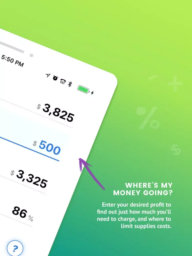 Profit Margin Calculator iPad  Screenshots