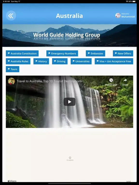World Guide - Guide to World iPad  Screenshots