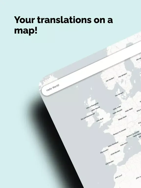 تصاویر WorldMap Translator iPad 