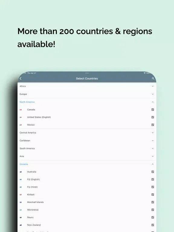 تصاویر WorldMap Translator iPad 