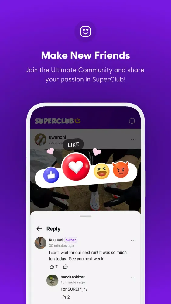 Super Club— Clubs & Friends应用截图