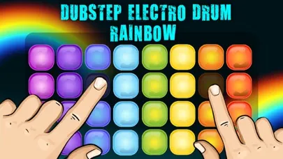 Capturas de tela do Dubstep Electro Drum Rainbow
