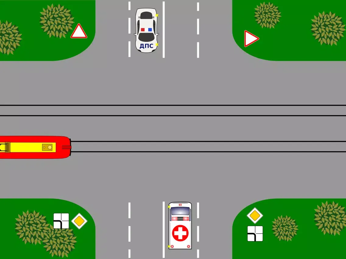 Driver Test: Crossroads iPad  স্ক্রিনশট