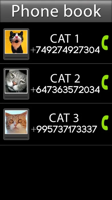 Скриншоты Fake Call Cat Prank