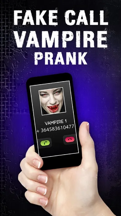 Captures d'écran de Fake Call Vampire Prank