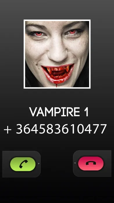 Captures d'écran de Fake Call Vampire Prank