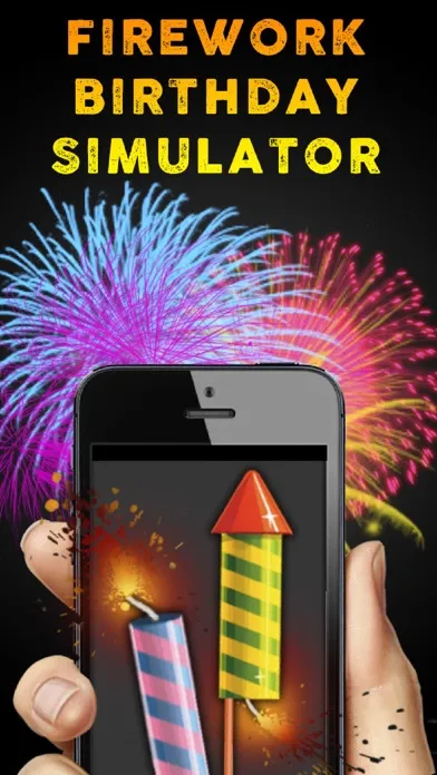 Captures d'écran de Firework Birthday Simulator
