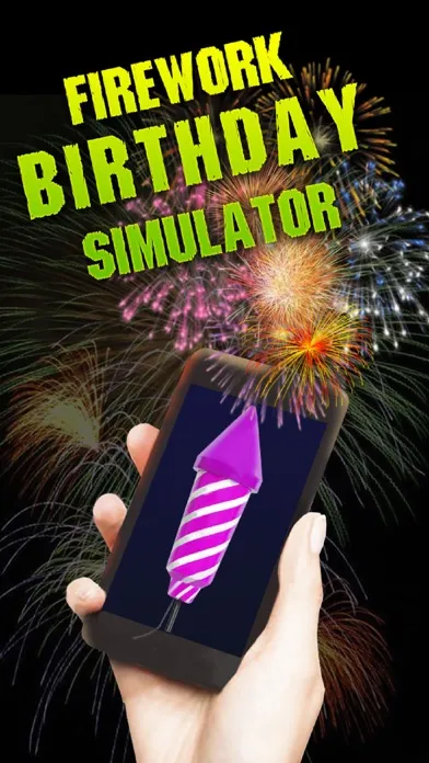 Captures d'écran de Firework Birthday Simulator