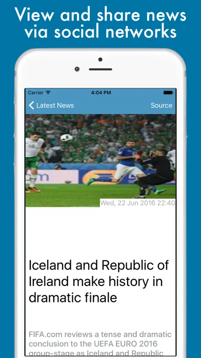 Football News - Worldwide Edition 스크린샷