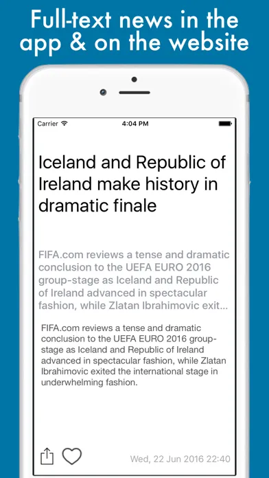 Football News - Worldwide Edition 스크린샷