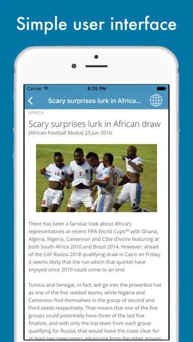 Football News - Worldwide Edition 스크린샷