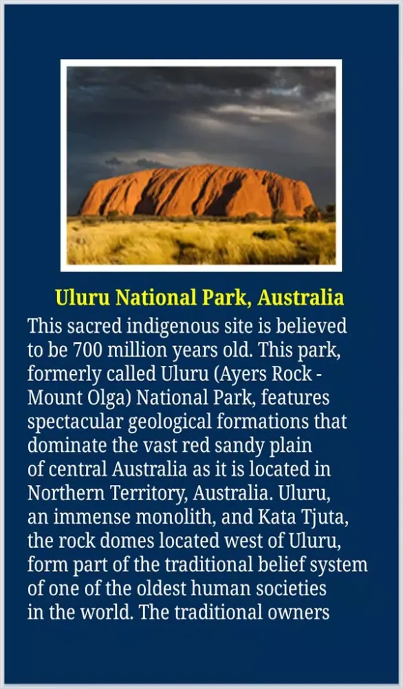 World Heritage-I Screenshots