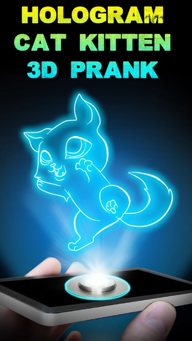 Capturas de tela do Hologram Cat Kitten 3D Prank