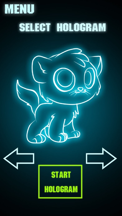 Capturas de tela do Hologram Cat Kitten 3D Prank