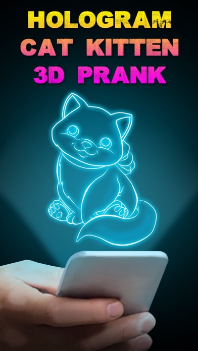 Capturas de tela do Hologram Cat Kitten 3D Prank