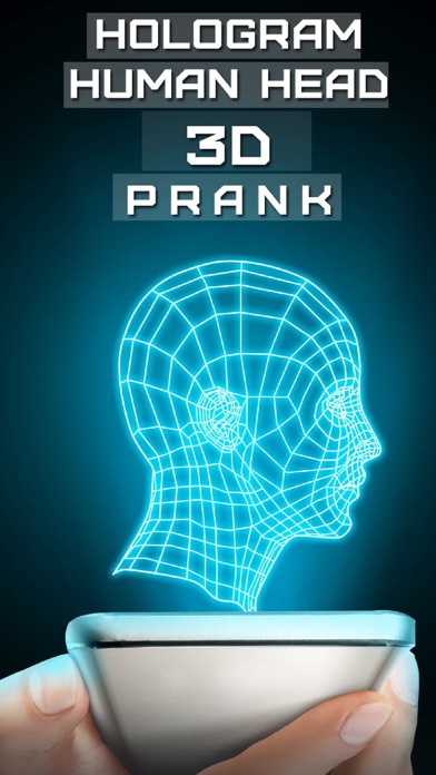 ภาพหน้าจอของ Hologram Human Head 3D Prank