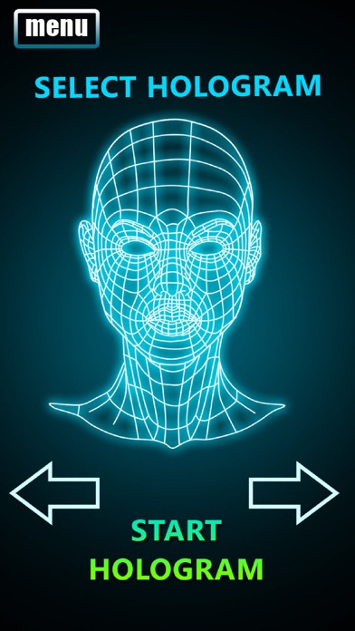 ภาพหน้าจอของ Hologram Human Head 3D Prank