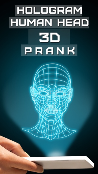 ภาพหน้าจอของ Hologram Human Head 3D Prank