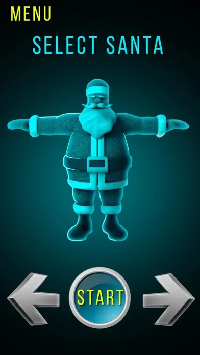 Capturas de tela do Hologram Santa 3D Simulator
