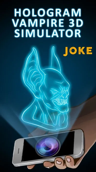 Hologram Vampire 3D Simulator Joke Screenshots