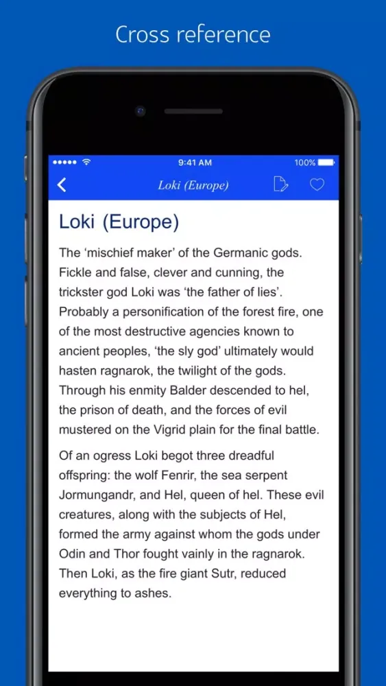 Mythology Dictionary - Combined应用截图