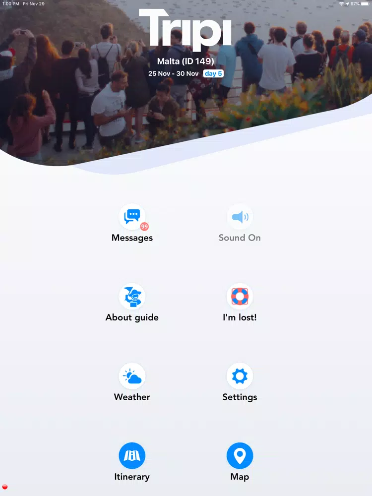 TRIPI Lite group guidance iPad  سکرین شاٹس