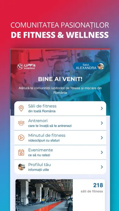 UPfit Romania Screenshots