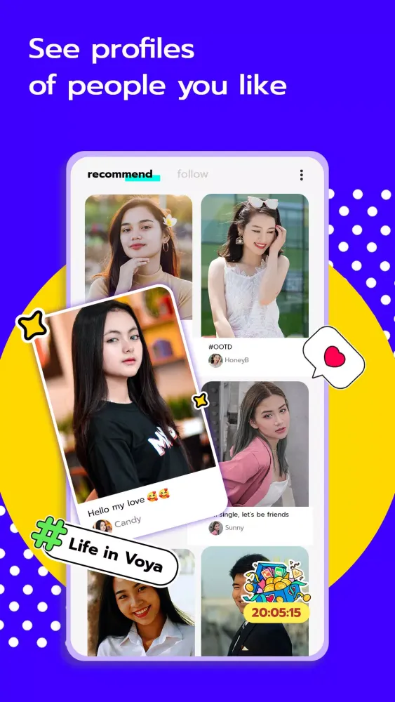 Voya Lite-Chat,Video,Date應用截圖