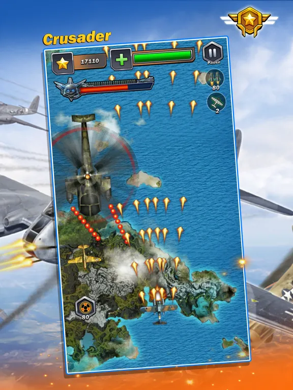 ภาพหน้าจอของ Squadron War: Galactic fighter iPad 