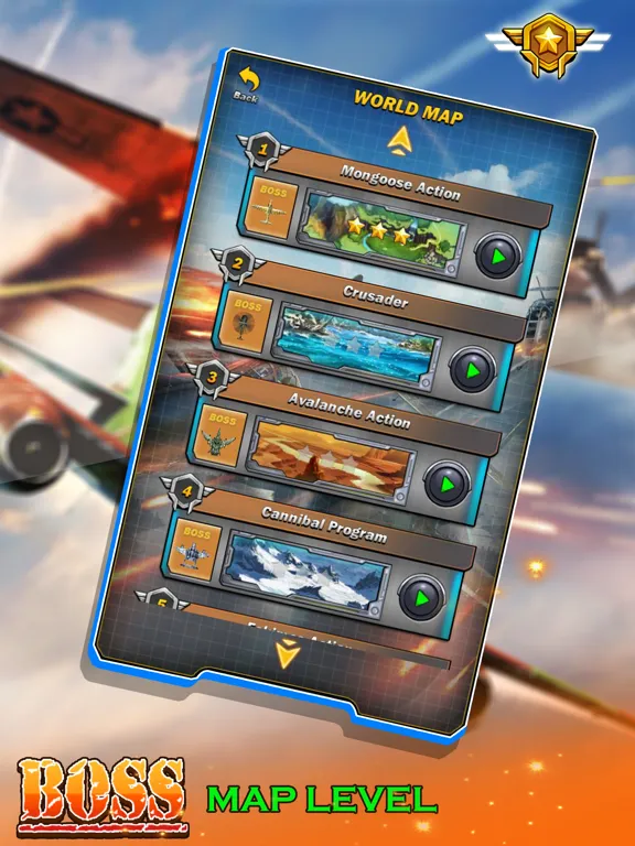 ภาพหน้าจอของ Squadron War: Galactic fighter iPad 