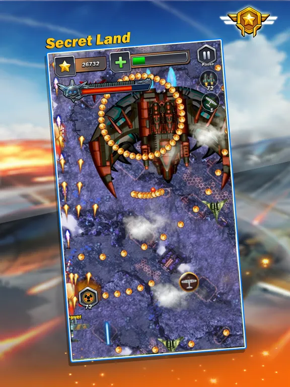ภาพหน้าจอของ Squadron War: Galactic fighter iPad 